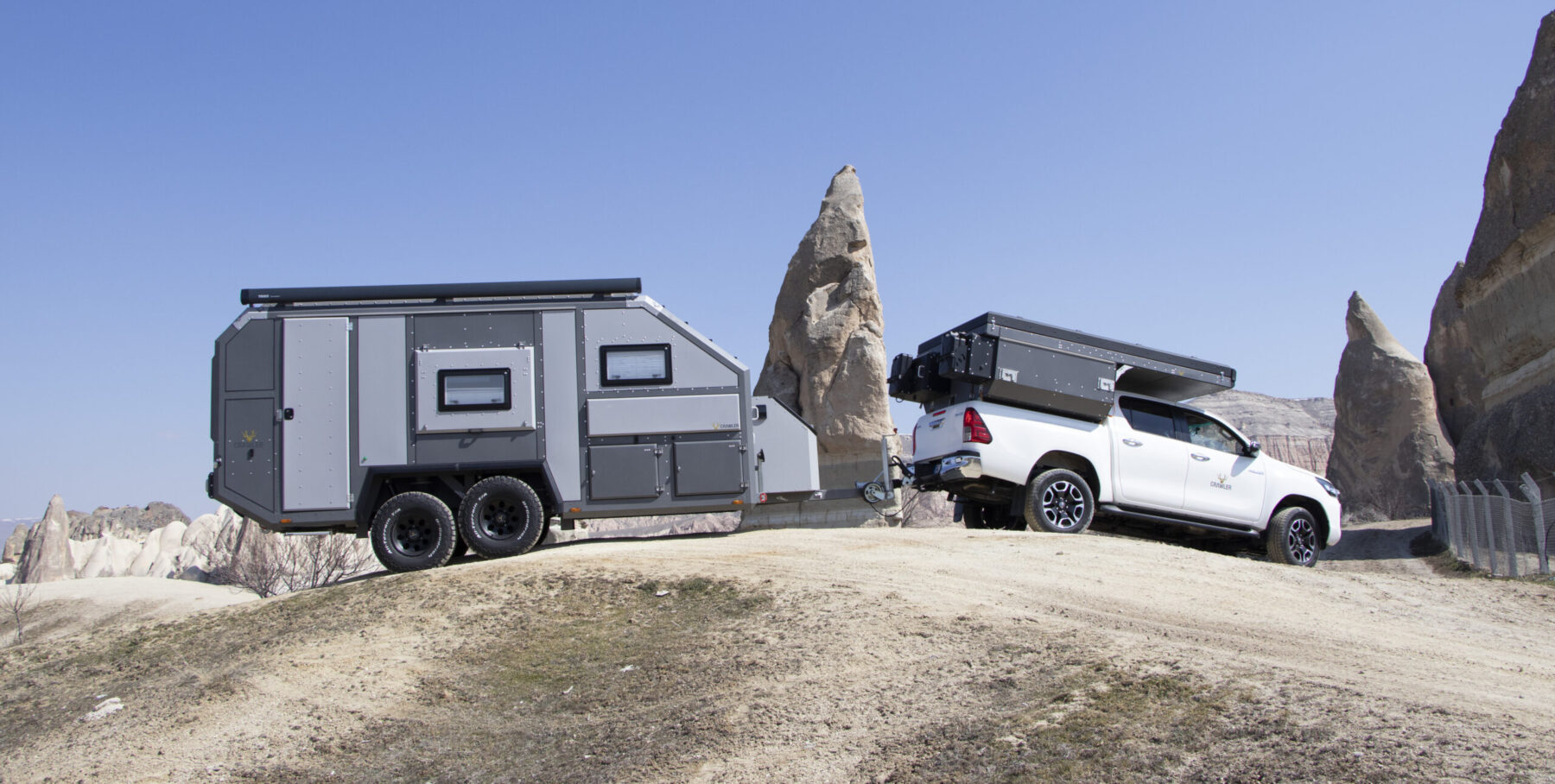 Toyota Tacoma mit Crawler Wohnkabine CMP 190: Pickup-Camping